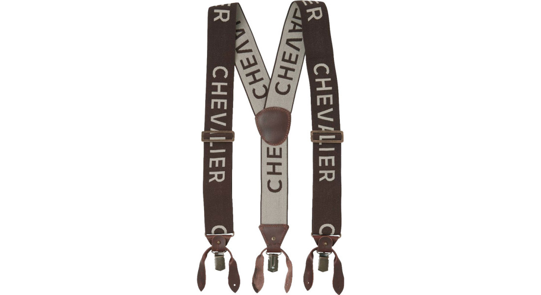 Підтяжки Chevalier Logo. Бежевий