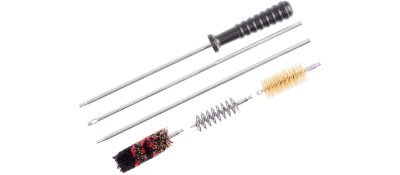 Набор для чистки 12 кал. MEGAline. Пластиковая коробка, алюминиевый шомпол