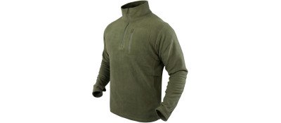 Кофта флисовая Condor-Clothing Quarter Zip Pullover. M. Olive drab