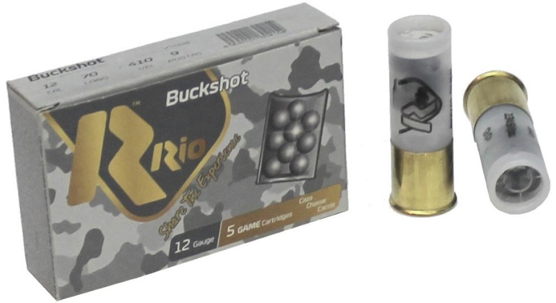 Патрон RIO Royal Buck 9P NEW кал. 12/70 картечь 8.65 мм навеска 34 г