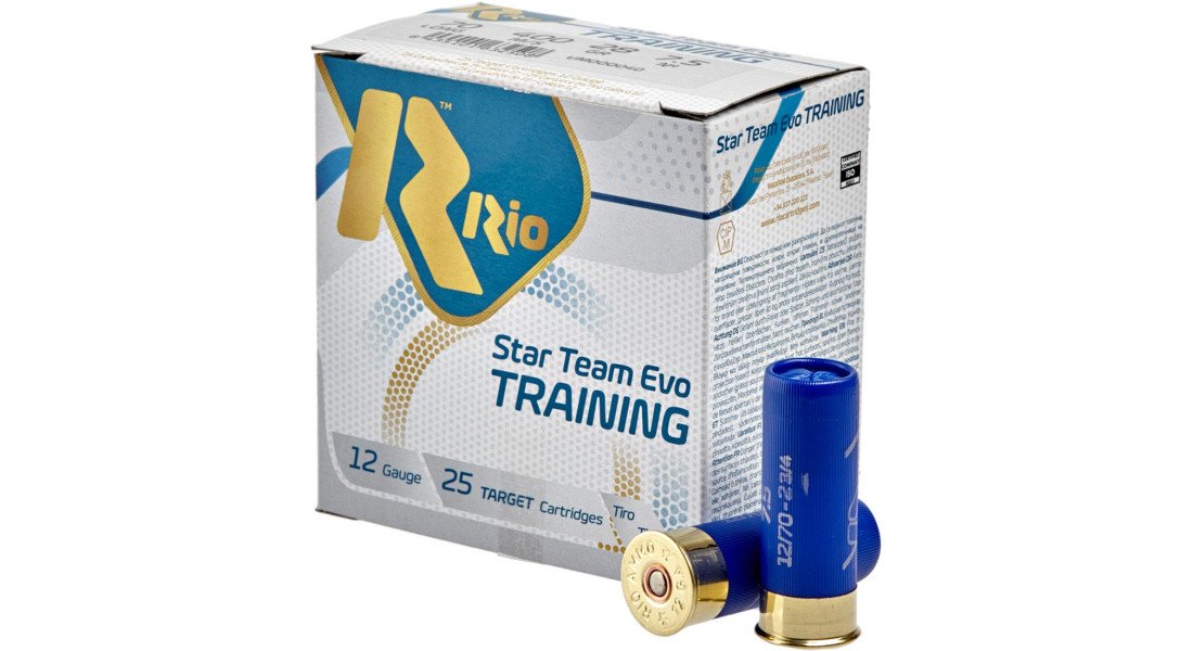 Патрон RIO Star Team EVO Training кал. 12/70 дробь № 7.5 (2,4 мм) навеска 28 г Патрон RIO Star Team EVO Training кал. 12/70 дробь № 7.5 (2,4 мм) навеска 28 г