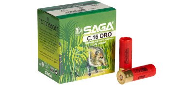 Патрон SAGA Gold Selva кал. 16/70 дріб №00 (4.5 мм) наважка 28 г
