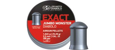 Пули пневматические JSB Diabolo Exact Jumbo Monster. Кал. 5.52 мм