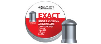 Пули пневматические JSB Diabolo Exact Beast. Кал. 4.52 мм. Вес - 1.05 г. 250 шт/уп
