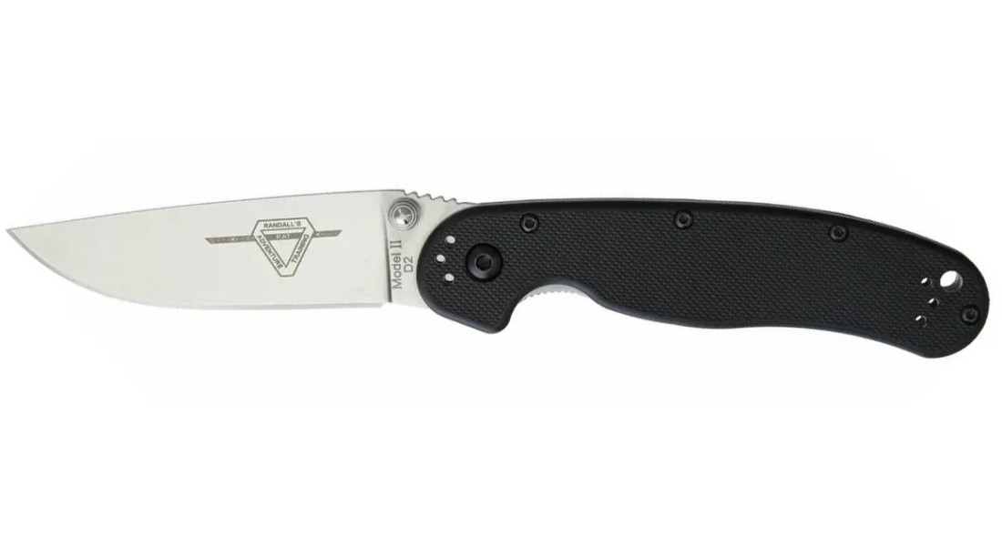 Нож Ontario Knife RAT II D2 Black
