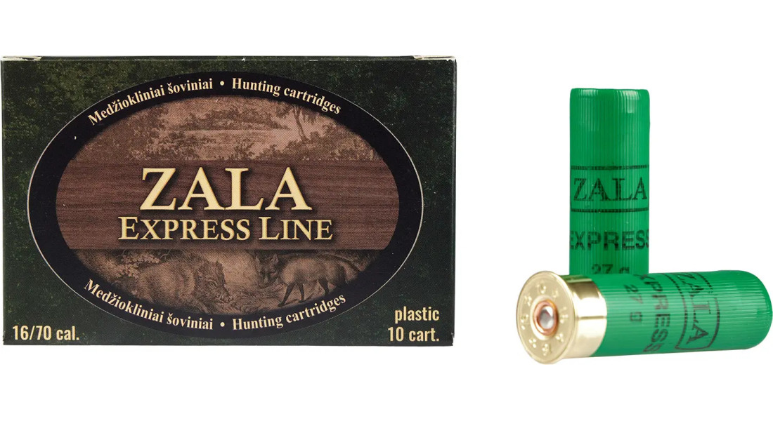 Патрон Zala Arms Express кал. 16/70 дробь № 1 (4,00 мм) навеска 27 г