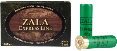Патрон Zala Arms Express кал. 16/70 дріб № 2/0 (4,50 мм) наважка 27 г