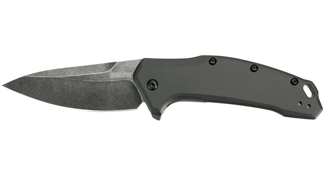 Нож Kershaw Link Gray Aluminium Blackwash
