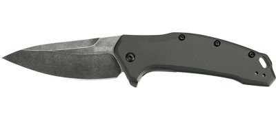 Нож Kershaw Link Gray Aluminium Blackwash