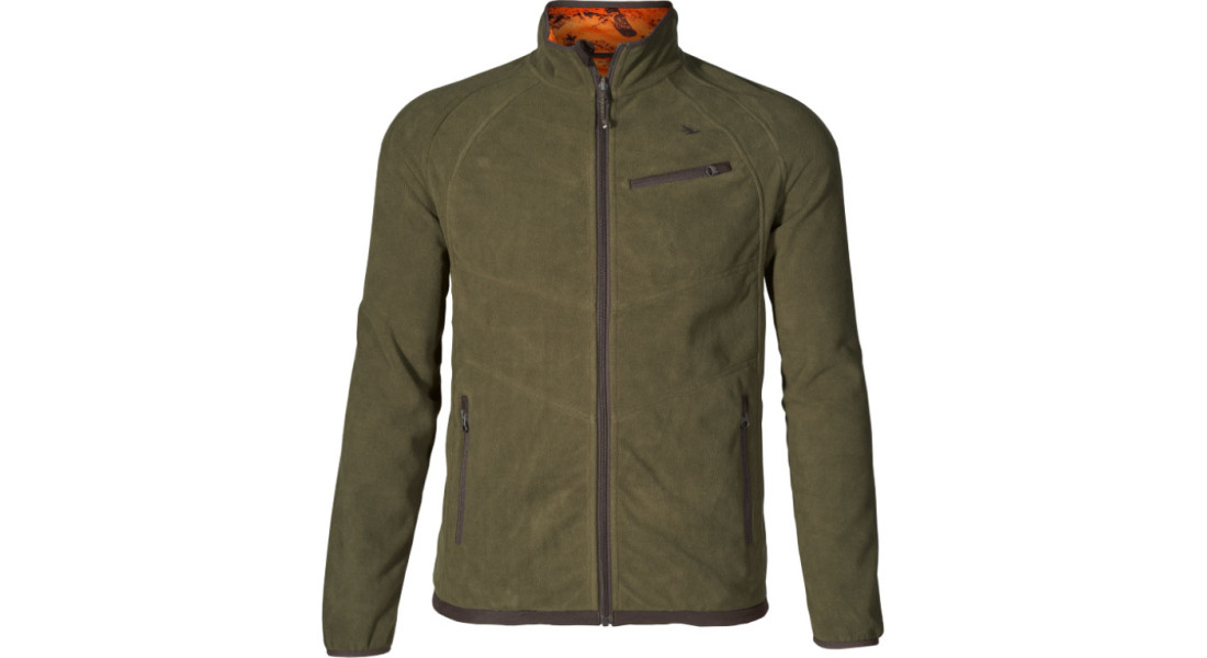 Куртка Seeland Vantage Reversible Fleece. Pine Green/InVis Orange. Размер - L Куртка Seeland Vantage Reversible Fleece. Pine Green/InVis Orange. Размер - L
