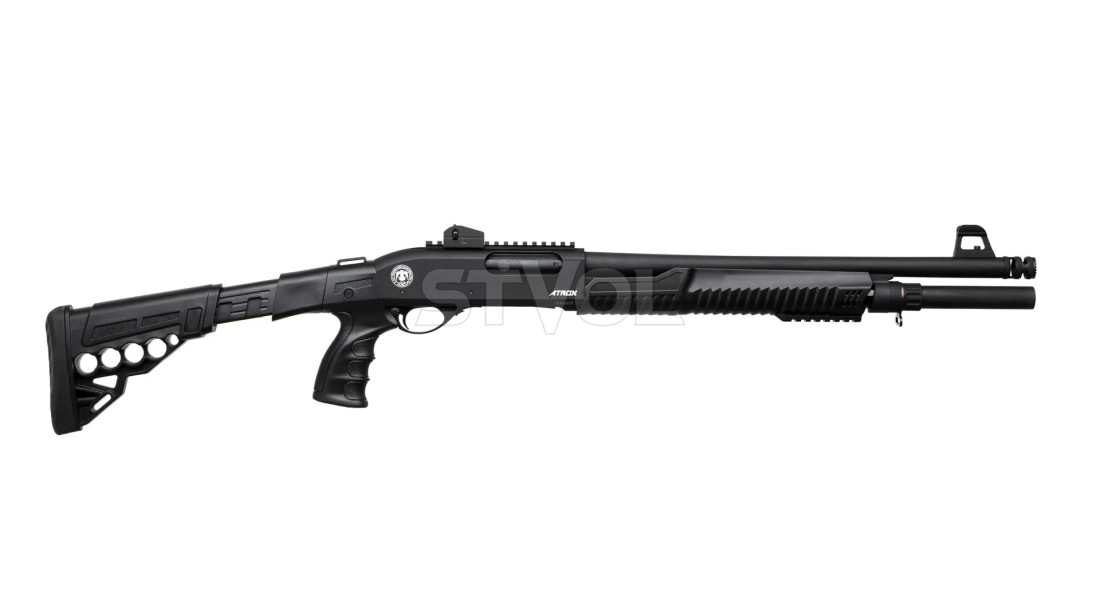 Ружье помповое ATROX Tactic Black Telescopic Stock 12/47