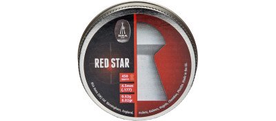 Пули пневматические BSA Red Star. Кал. 4.5 мм. Вес - 0.52 г. 450 шт/уп
