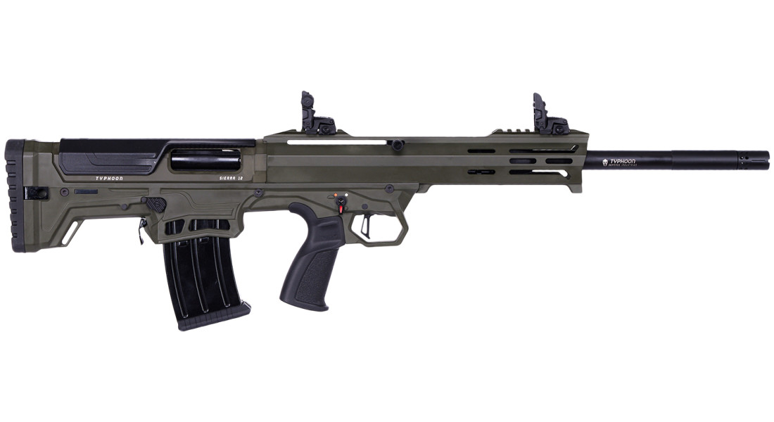 Рушниця Typhoon Sierra Od Green кал. 12/76 55 см Рушниця Typhoon Sierra Od Green кал. 12/76 55 см