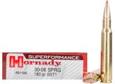Патрон Hornady Superformance кал .30-06 куля SST маса 180 гр (11.7 г)