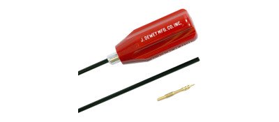 Шомпол Dewey кал .17. 63.5 см. 1/8 F. Сталь в обплетенні