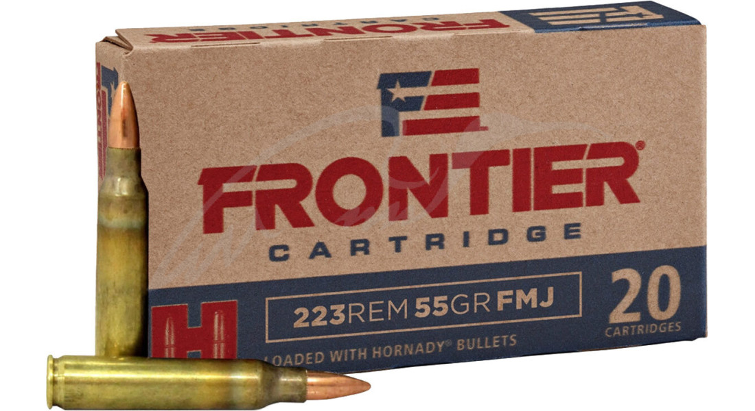 Патрон Hornady Frontier кал. 223 Rem куля FMJ маса 55 гр (3,6 г)