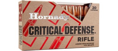 Патрон Hornady Critical Defense кал. 223 Rem куля FTX маса 73 гр (4,73 г)