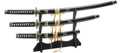 Набір Катан Boker Magnum Schwerter-Set Hattori Hanzo (Tanto; Wakizashi; Katana)