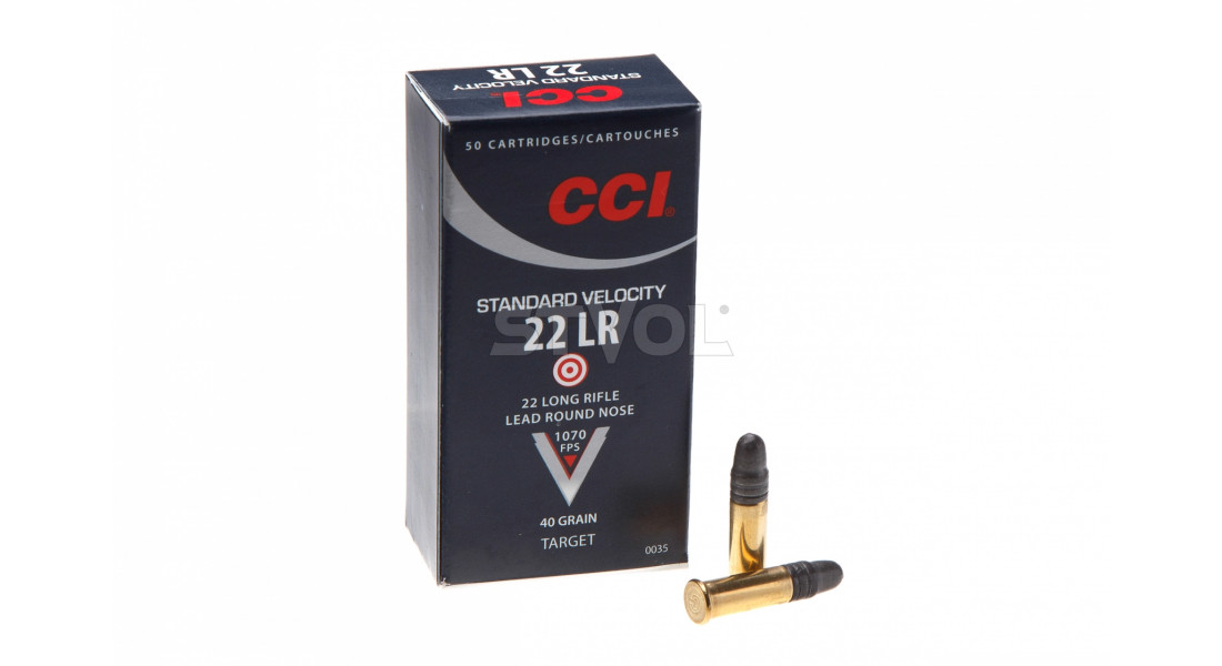 Патрон нарезной CCI Standart Velocity Ammo 22LR 2,59гр