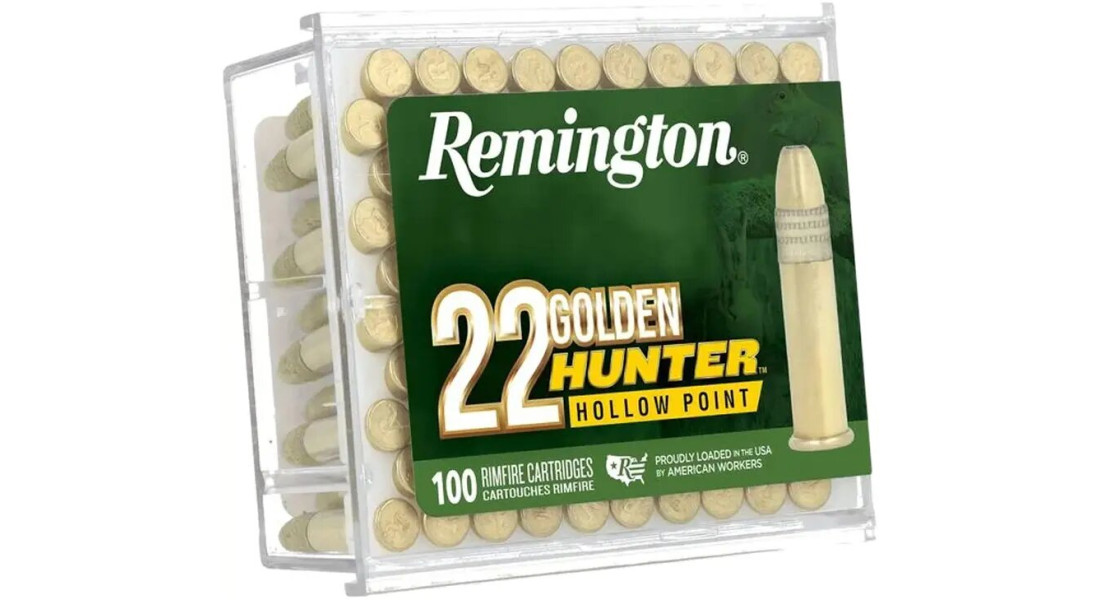 Патрон Remington Golden Hunter кал. 22LR куля Plated HP 40 гр (2.6 г)