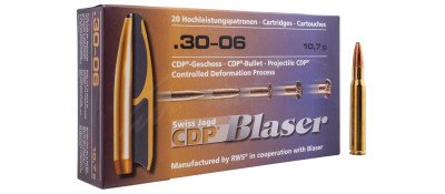 Патрон Blaser кал. 30-06 куля CDP маса 10,7 г/ 165 гран