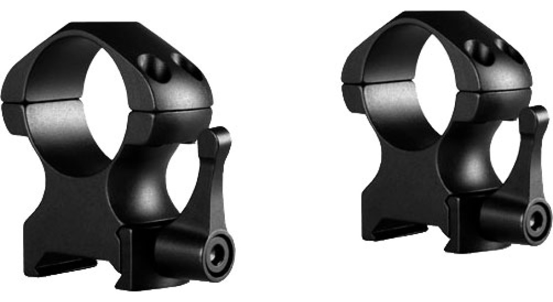 Кільця швидкознімні Hawke Precision Steel. d - 25.4 мм High. Weaver/Picatinny