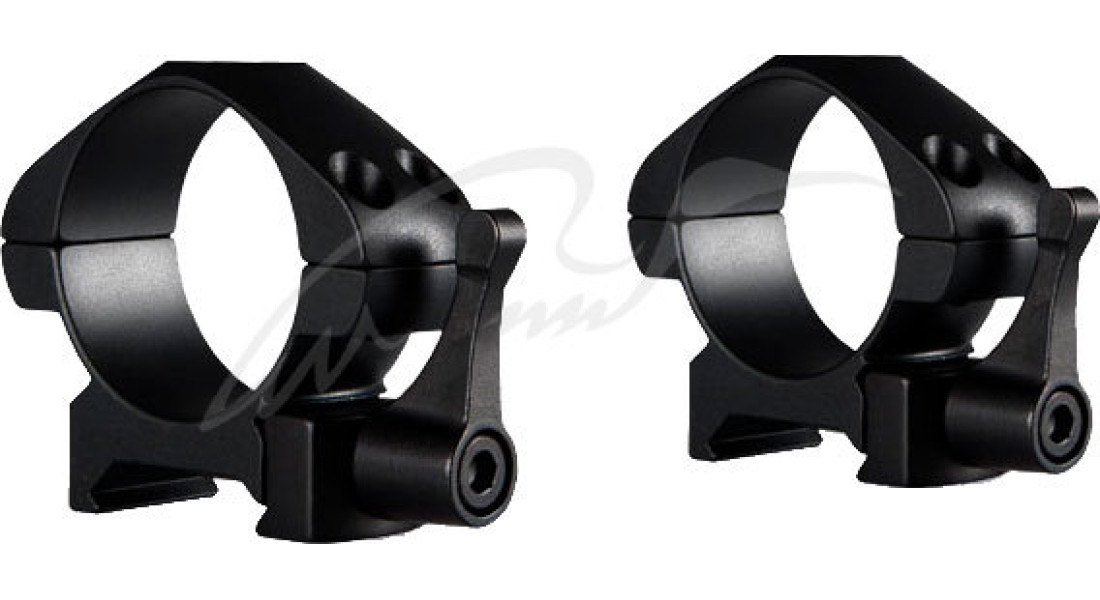 Кольца быстросъемные Hawke Precision Steel. d - 30 мм. Low. Weaver/Picatinny