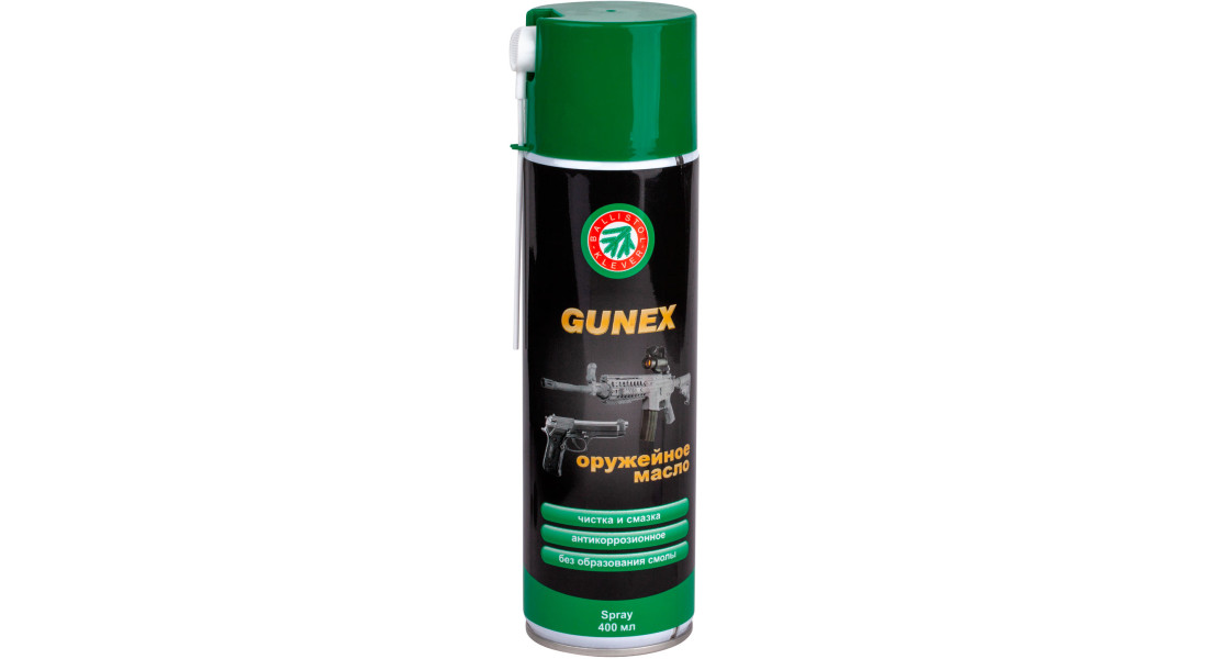Масло оружейное Gunex 400 мл., спрей