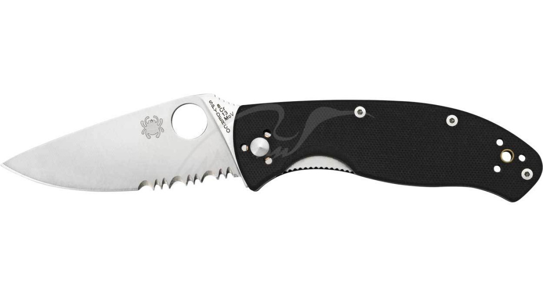 Нож Spyderco Tenacious полусеррейтор