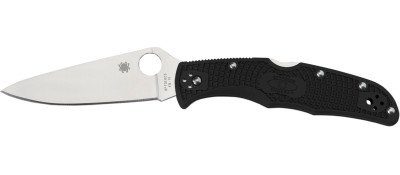 Нож Spyderco Endura4 Black FRN flat ground