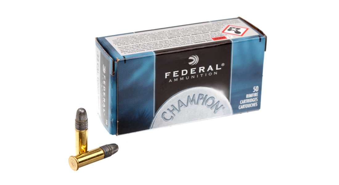 Патрон нарезной Federal Champion 22LR Solid 2,59г (40GR)