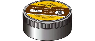 Пули пневматические Шершень 0,50 г 4,5 мм (250шт.)