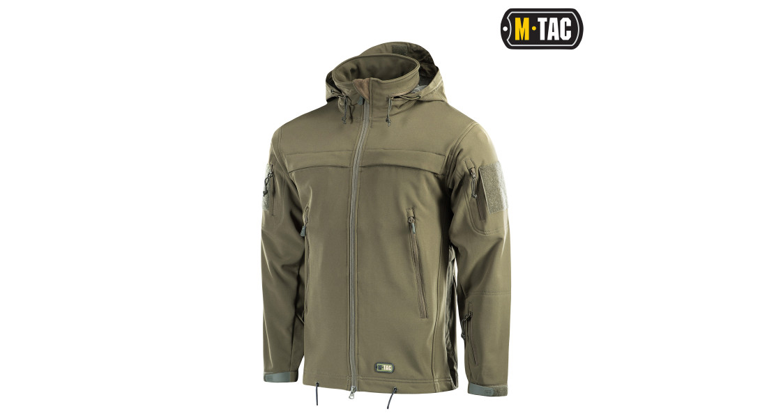 Куртка M-TAC soft shell police olive