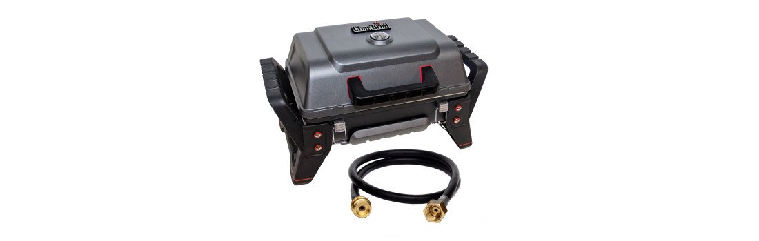 Комплект переносний гриль Char-Broil Grill2Go X200 + Шланг EN