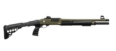 Помпова рушниця Huglu ATROX Tactic Khaki Telescopic Stock, кал.12/76