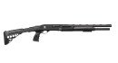 Помповое ружье Huglu ATROX Standart Black Telescopic Stock кал.12/76