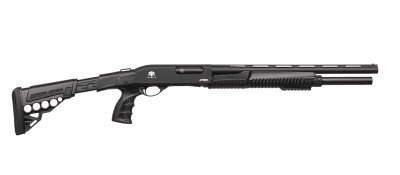 Помпова рушниця Huglu ATROX Standart Black Telescopic Stock кал.12/76