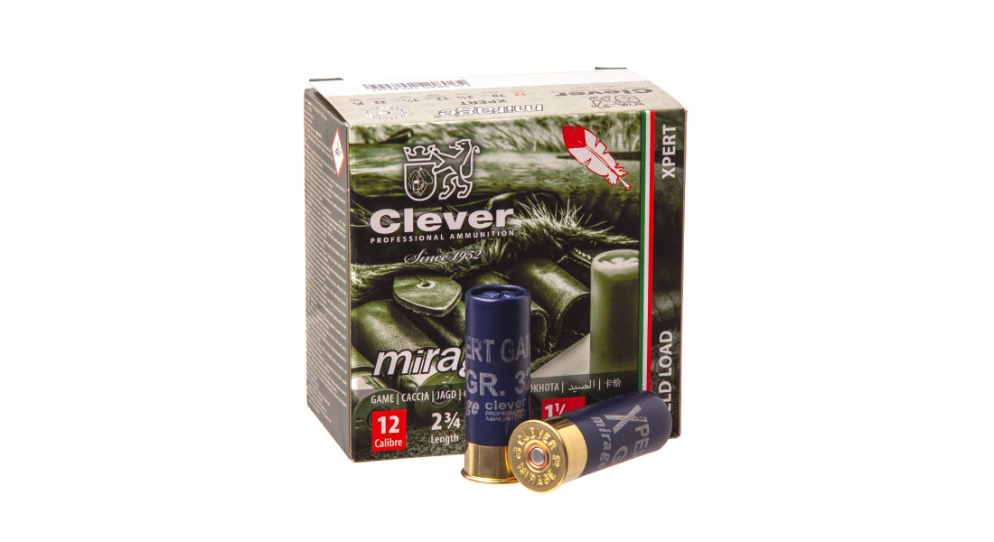 Патроны охотничьи MIRAGE T2 Xpert Game к.12/70 №5 (2,9 мм), 2 (3,5мм)