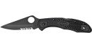 Нож Spyderco Delica 4 Black Blade Нож Spyderco Delica 4 Black Blade