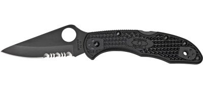 Нож Spyderco Delica 4 Black Blade