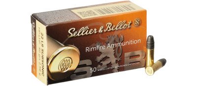 Патрон Sellier & Bellot Subsonic кал. 22 LR куля HP маса 2,56 гр/40 гран