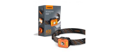 Налобный светодиодный фонарик VIDEX VLF-H085-OR 400Lm 5000K