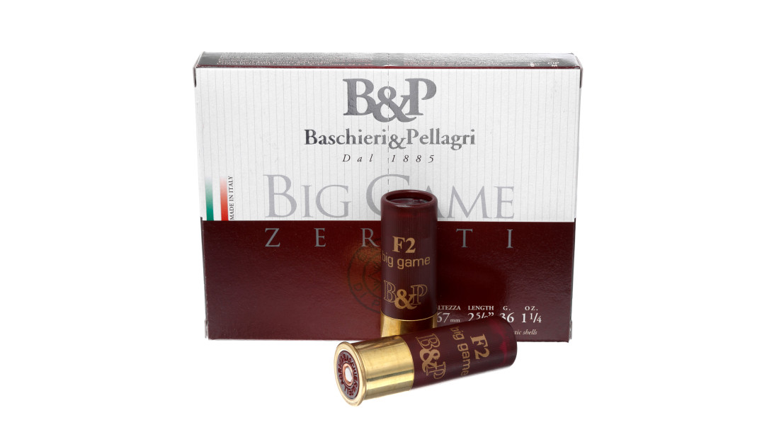 Патрон мисливський B&P BIG GAME ZERATI к.12 № 3/0, 5/0, 7/0