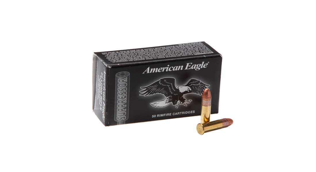 Патрон нарезной Federal American Eagle Supressor 22LR Solid 2,92гр (45GR)