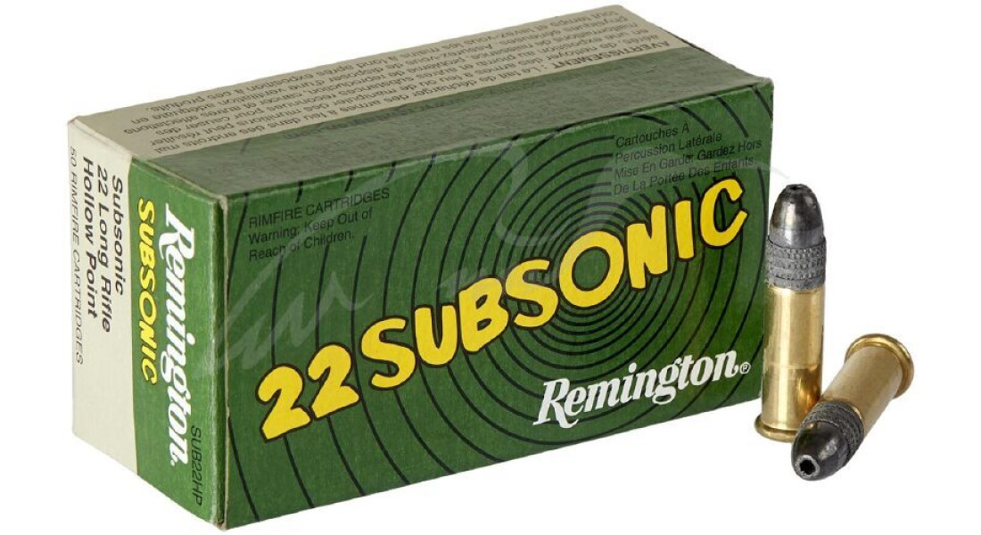 Патрон Remington Subsonic кал .22 LR пуля HP маса 38 гр (2.5 г)