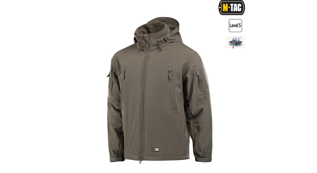 Куртка M-Tac soft shell з підстібкою olive